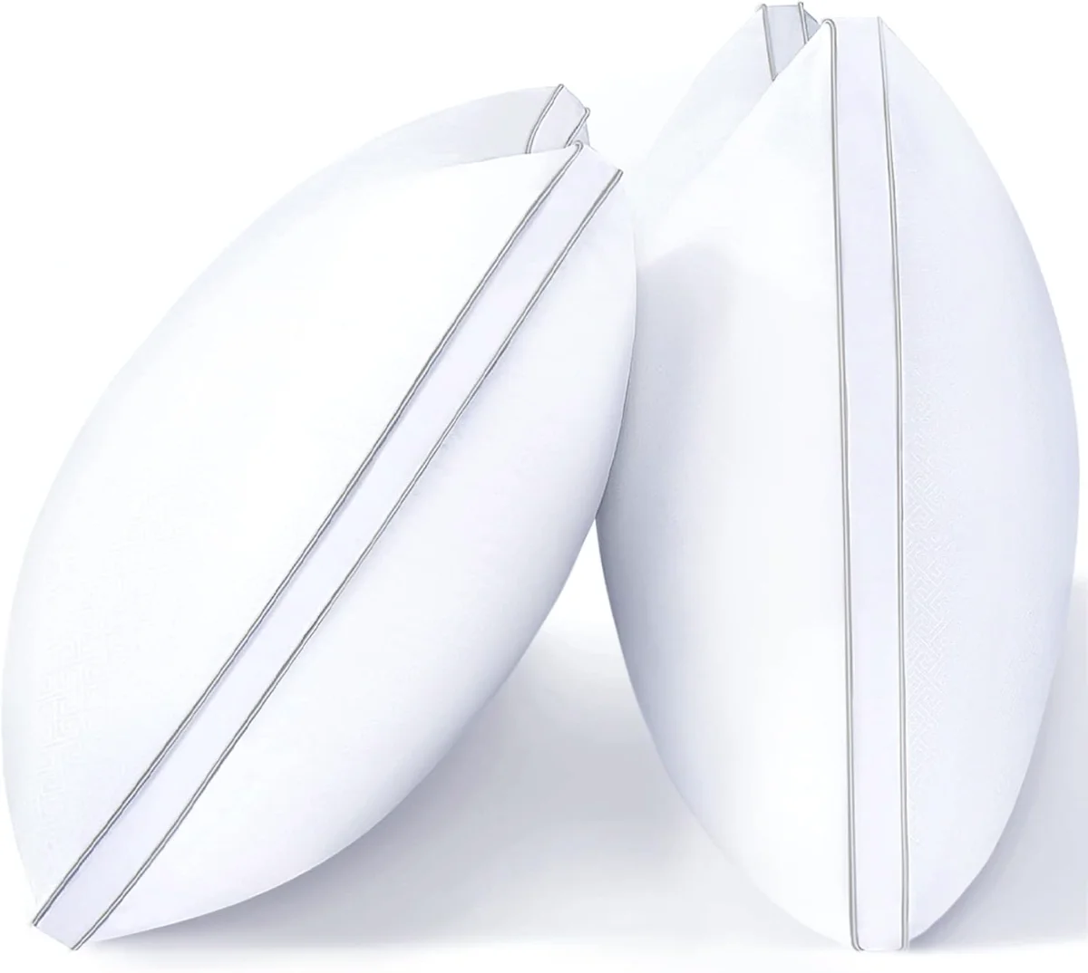 Firm Support Gusseted Pillows, White