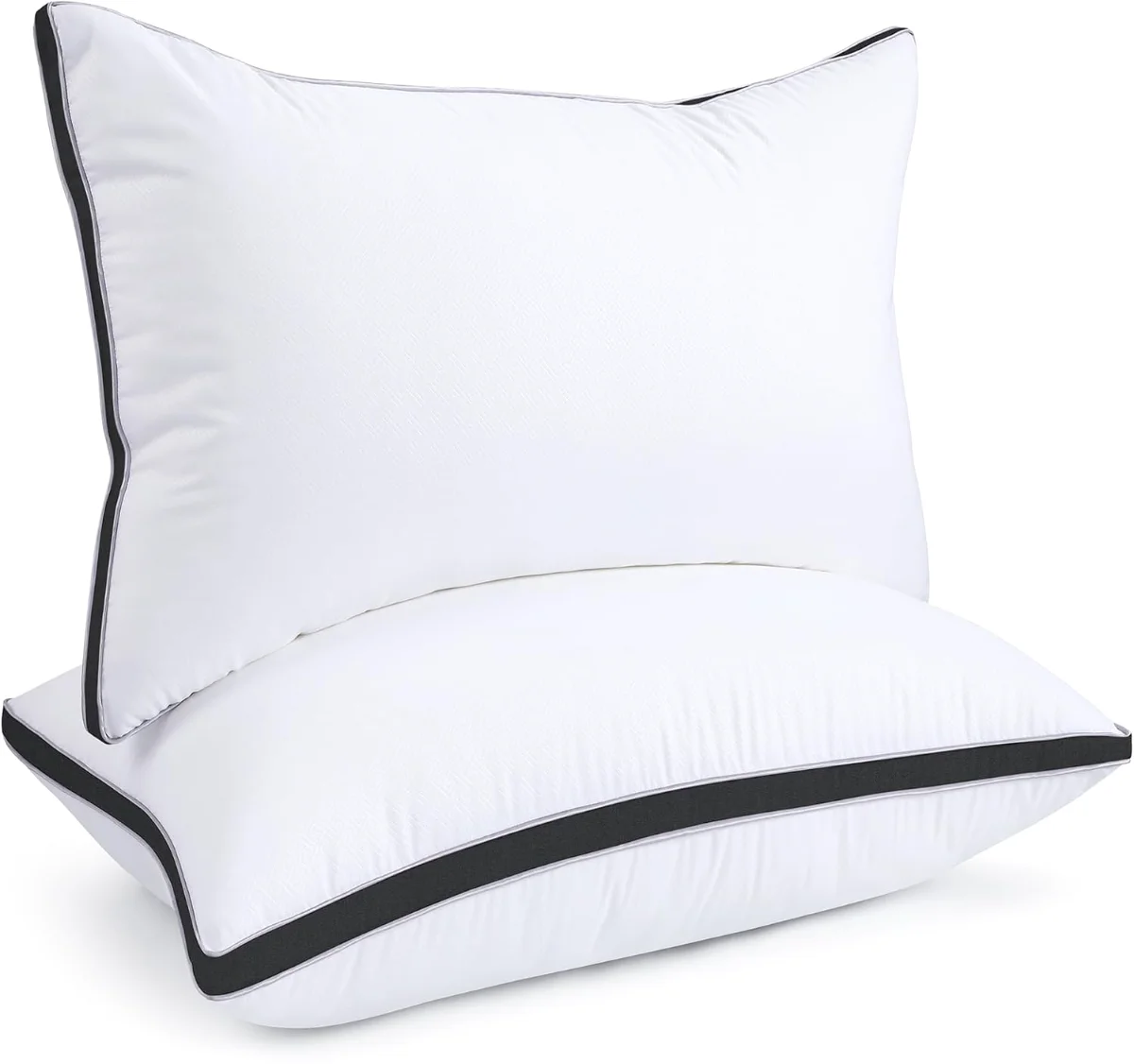 Firm Support Gusseted Pillows, Black view 4