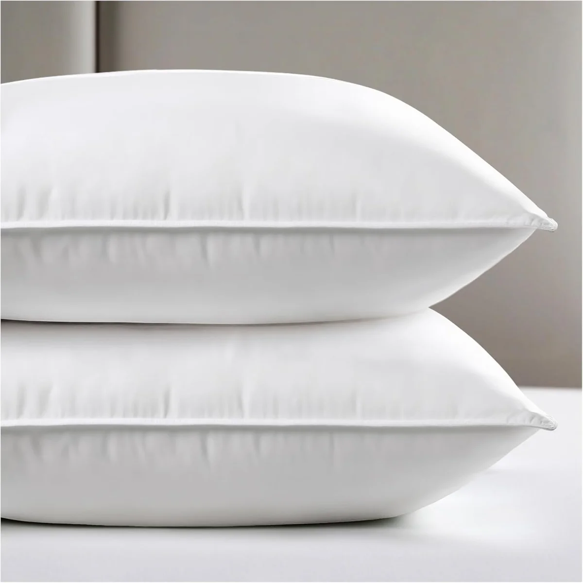 Soft Fluffy Down Alternative Pillows, White