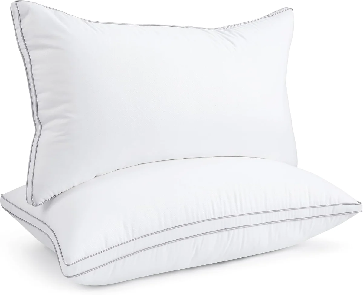 Firm Support Gusseted Pillows, White view 6