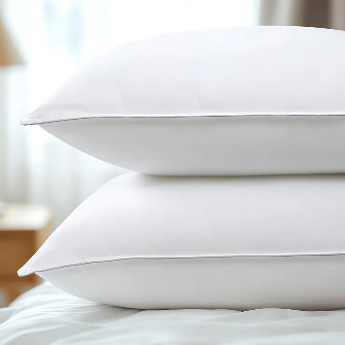 Fluffy Down Alternative Pillows, White view 4