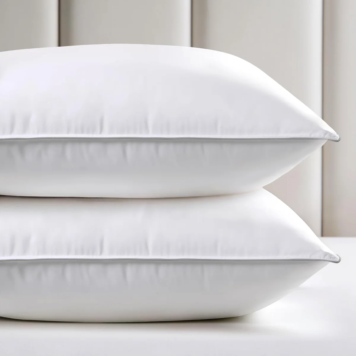 Firm Support Gusseted Pillows, White view 5