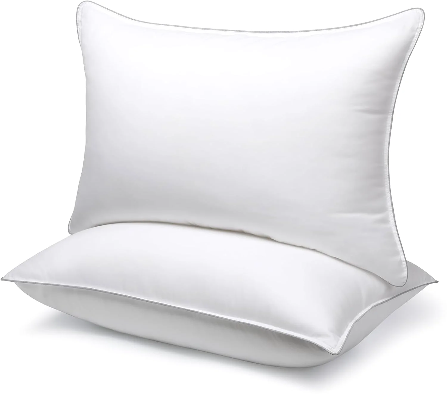 Firm Support Gusseted Pillows, Pure White