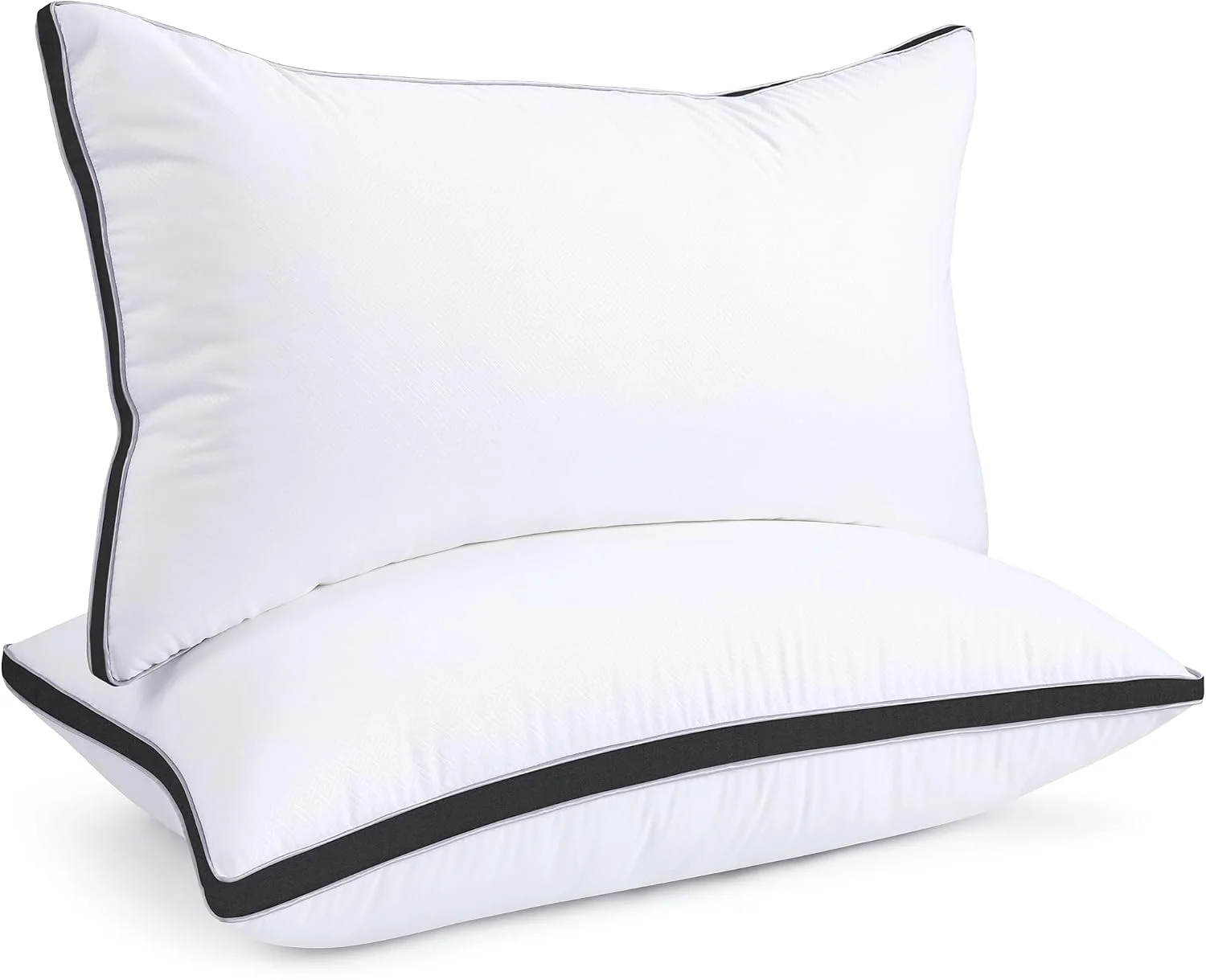 Firm Support Gusseted Pillows, Black view 2